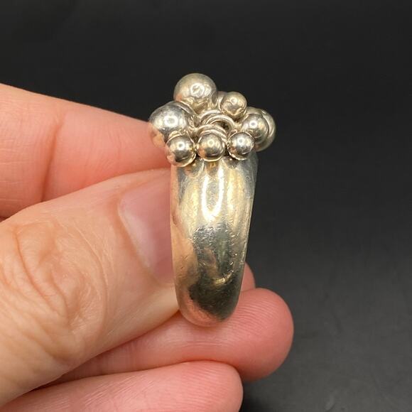 Vintage SILPADA Cha-Cha Ring 952 Sterling Silver Bold Chunky Retired Size 9 - Picture 6 of 8